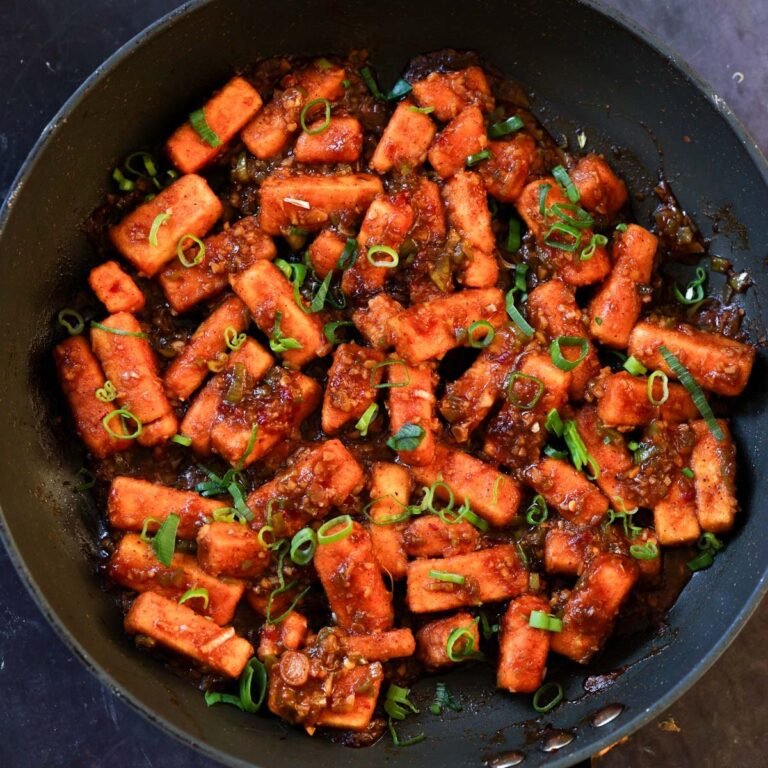 Tofu Manchurian (1-pan, 30 minutes)