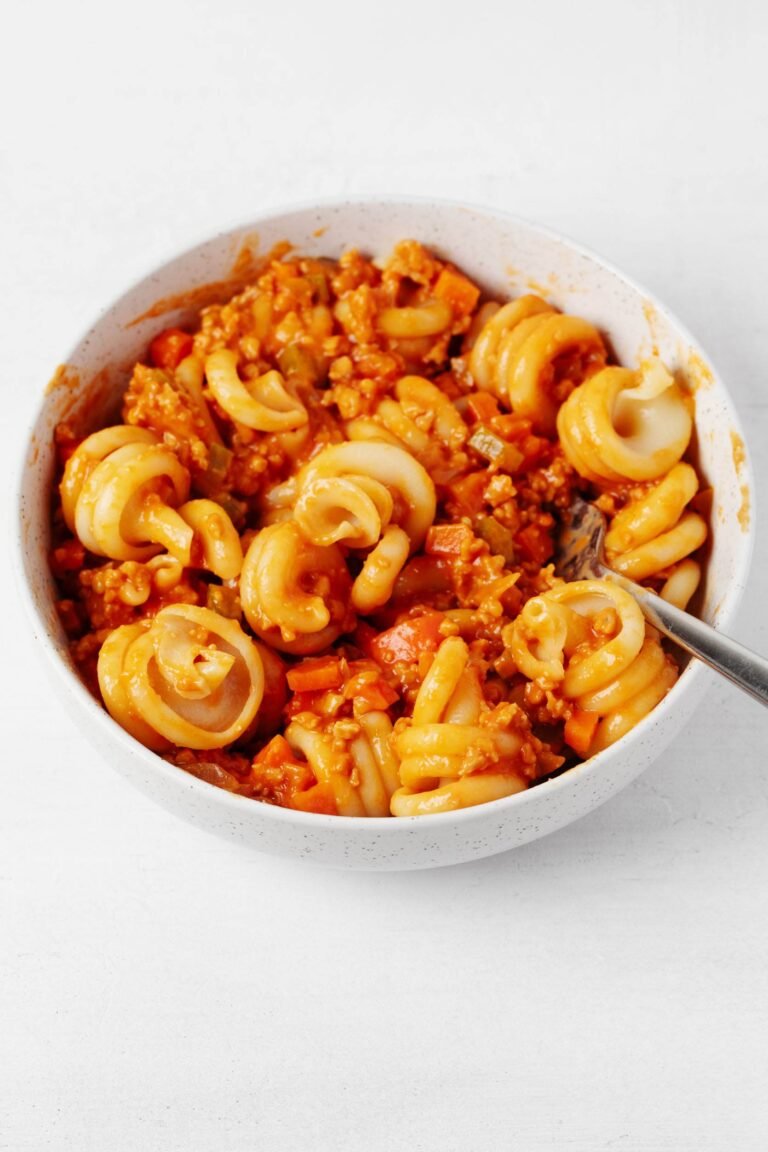Meaty Vegan Bolognese with TVP (No Lentils)