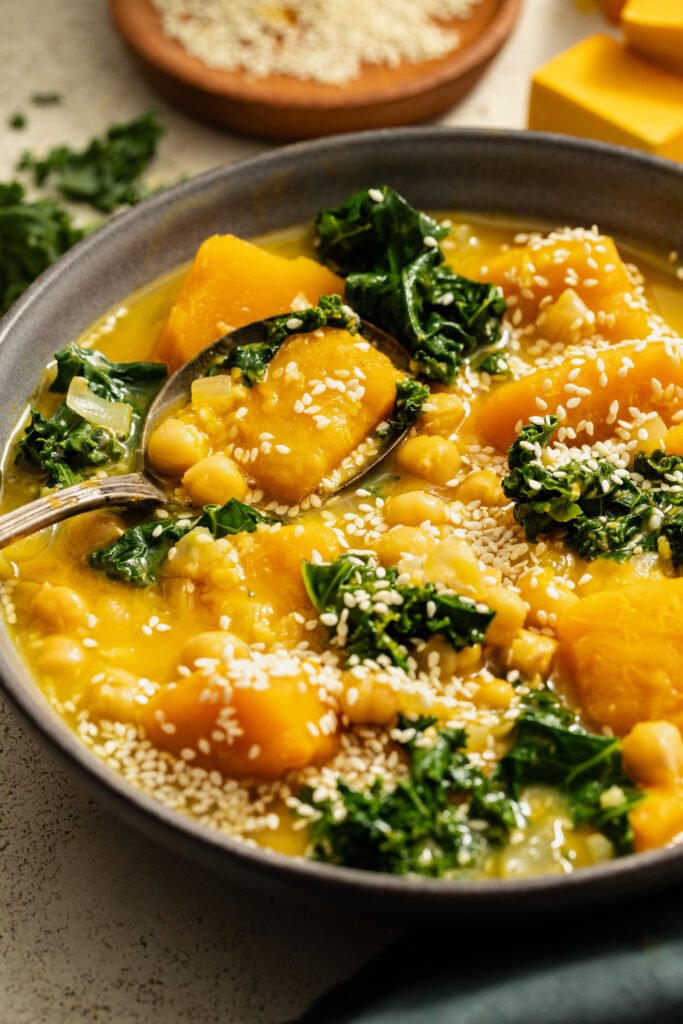 1-Pot Kabocha Chickpea Miso Soup