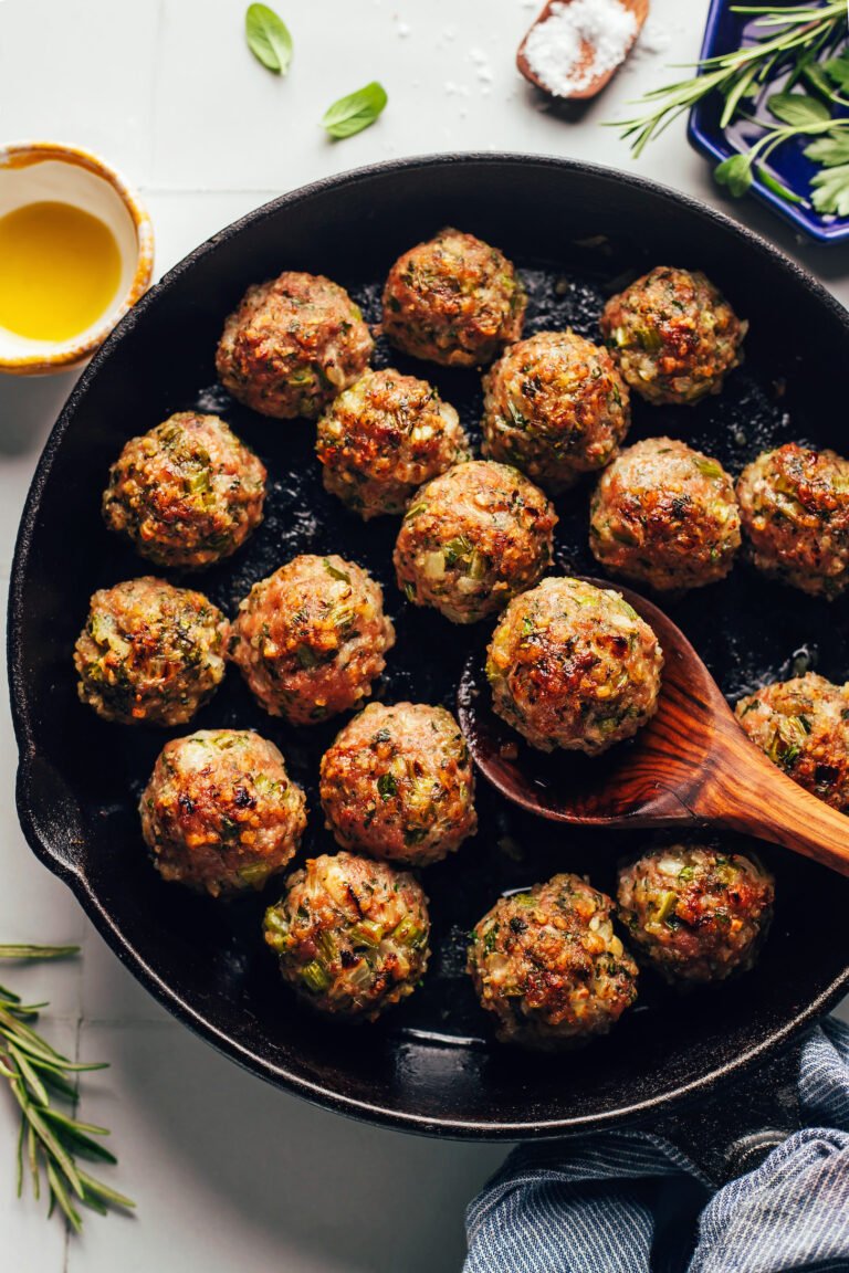 Thanksgiving Turkey Meatballs – Minimalist Baker Recipes