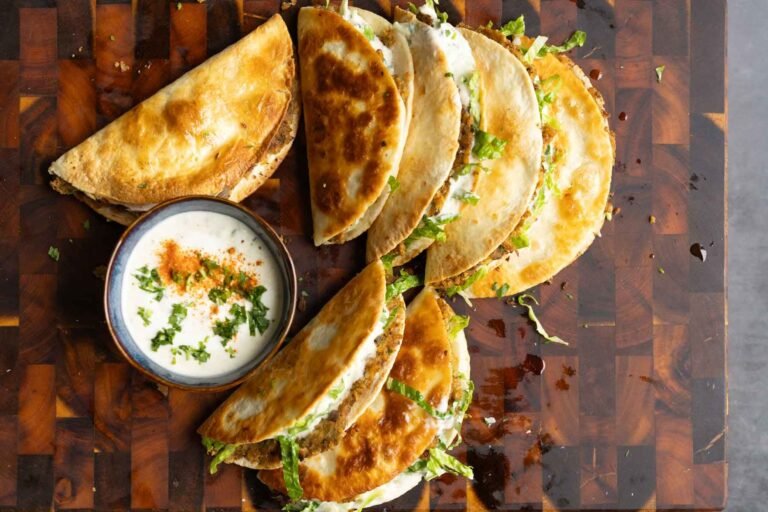 Paratha Tacos with Potato, Chickpeas, and Cauliflower